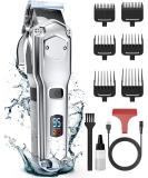 oneisall Dog Clippers for Grooming for Thick Heavy Coats/Low Noise Rechargeable Cordless Pet Shaver with Stainless Steel Blade /Waterproof Dog Shaver for Dogs Pets and Animals Sliver - Buy Online on SooperMarket.com