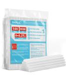 SHALL Mini Hot Glue Sticks 100-pack - Clear All-Temp Hot Melt Glue Gun Sticks - 0.27 x 8 - Multipurpose DIY Art Craft Supplies - Buy Online on SooperMarket.com