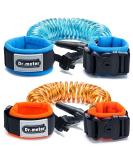 Anti Lost Wrist Link, Dr.meter 2 Pack Toddler Safety Leash with Key Lock, Reflective Child Walking Harness Rope Leash for Kids Babies, 8.2ft Blue + 4.92ft Orange Blue and Orange - Buy Online on SooperMarket.com