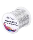 Anezus 18 Gauge Jewelry Wire for Jewelry Making, anezus Craft Wire Tarnish Resistant Copper Beading Wire for Jewelry Making Supplies and Crafting (18 Gauge, Silver) 18 Gauge Silver 1 - Buy Online on SooperMarket.com