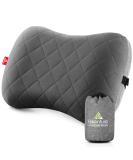 Hikenture Camping Pillow with Removable Cover - Ultralight Inflatable Pillow for Neck Lumbar Support - Upgrade Backpacking Pillow - Washable Travel Air Pillows for Camping Hiking Backpacking Grey - Buy Online on SooperMarket.com