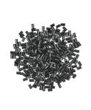 500 Pcs 3.4mm Micro Link Copper Tubes Beads Locks for I-Tip Hair Extensions (Black) - Buy Online on SooperMarket.com