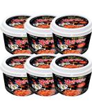 Samyang Buldak Hot Chicken Flavour Topokki Korean Rice Cake Tteokbokki Bowl 185g (Pack of 6) - Buy Online on SooperMarket.com