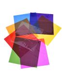 Outus 104 Pieces Cello Sheets Cellophane Wraps for Gel Light Filter DIY Arts Crafts Decoration Plastic Sheet (Multicolor,7.5 x 7.5 Inch) Multicolor 7.5x7.5 Inch (Pack of 104) - Buy Online on SooperMarket.com