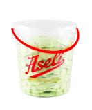 Aseli Wooden champion crocodiles made of foam sugar!1100g / 1.1kg bucket with handle only real with red eyes directly from the manufacturer gluten-free lactose-free - Buy Online on SooperMarket.com