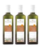 Primoli Cold-Pressed Olive Oil D.O.P. Terra di Bari - Intense Fruity Flavor Ideal for Pasta & Vegetables | 3x500ml - Authentic Italian Extra Virgin Olive Oil - Buy Online on SooperMarket.com