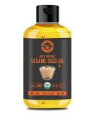 Organic Sesame Seed Oil(10.15 fl oz)USDA Certified, Extra Virgin Cold-Pressed, 100% Pure & Natural, No GMO,Untreated and Unrefined Sesame Seed Oil -Grate for Cooking & Flavor Enhancer in Many Cuisines 10.15 Fl Oz (Pack of 1) - Buy Online on SooperMarket.com