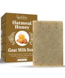 Cactus Honey & Oats Goat's Milk Soap Bar 4 oz - Natural Bar Soap for Itchy Skin, Eczema, Psoriasis, Rash, Sunburn Skincare - Calming Oatmeal Face Cleanser & Body Wash for Women, Men, Kids - Buy Online on SooperMarket.com