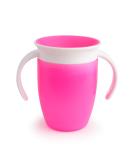 Munchkin Miracle 360 Sippy Cup Trainer Toddler Cup BPA Free Baby Cup with Handles Non Spill Cup Dishwasher Safe Baby Cup Leakproof Childrens Cup Baby Weaning Cup from 6+ Months - 7oz/207ml Pink - Buy Online on SooperMarket.com