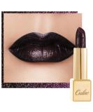 OULAC Metallic Shine Glitter Lipstick Black High Impact Lipcolor Lightweight Soft and Ultra Hydrating Long Lasting Vegan & Cruelty-Free Full-Coverage Lip Color 4.3 g/0.15 Midnight Mirage(21) - Buy Online on SooperMarket.com