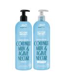 Not Your Mother's Naturals Frizz Control Shampoo & Conditioner Set - Sulfate-Free Coconut Milk & Agave - 15.2 fl oz - International Shipping Available - Buy Online on SooperMarket.com