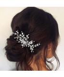 Crystal Bride Wedding Hair Comb - Silver Rhinestone Bridal Hair Piece for Women & Girls - Buy Online on SooperMarket.com