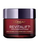 LOreal Paris Skincare Revitalift Triple Power Anti-Aging Face Moisturizer with Pro Retinol, Hyaluronic Acid & Vitamin C to reduce wrinkles, firm and brighten skin, 2.55 Ounce (Pack of 1) Moisturizer 2.55 Ounce (Pack of 1) - Buy Online on SooperMarket.com