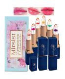 6 PCS pH Color Changing Lipstick - Crystal Flower Jelly Lip Balm for All Skin Tones | Soft Tint & Shimmer Effect (Pink) - Shop Internationally - Buy Online on SooperMarket.com