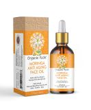 Organic Veda Moringa Anti-Aging Face Oil 1.7 fl oz - Age-Defying Moisturizer with Pure Moringa Seeds, Amla, Turmeric & Rose - Buy Online on SooperMarket.com
