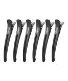Sndyi hair clamps hairdressing requirement 6 pack hair clips for style and cutting non-slip hair clips with silicone tape compartment clamps hairdresser professional salon hair needles for thick & thin hair 6 pcs - Buy Online on SooperMarket.com