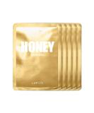 Lapcos Honey Nourishing Daily Skin Beauty Mask (5 Sheets) - 0.91 fl oz Each for Hydrated Skin - Buy Online on SooperMarket.com