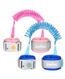 Zooawa Toddler Leash 2Pack  Toddler Kids Harness Anti Lost Wrist Link with Magnetic Lock  Reflective Safety Baby Child Walking Hook and Loop Wristband Leash for 3 Years Old Boys Girls  Blue+Pink - Buy Online on SooperMarket.com