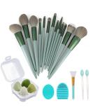 Makeup Brushes 22 Pcs Makeup Kit,Foundation Brush Eyeshadow Brush Make up Brushes Set (Green, 22 Piece Set) 22 Piece Set Green - Buy Online on SooperMarket.com