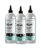 Miniml Eco Toilet Cleaner Spearmint & Peppermint 3 x 1L - All Natural Limescale Remover Descaler and Heavy Duty Refill Rim & Bowl Cleaning Liquid Antibacterial Bleach - 100% Vegan & Cruelty Free - Buy Online on SooperMarket.com