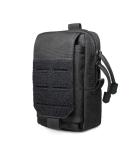 Tactical EDC bag moll multifunctional small bag gadget organizer cell phone holder Belt bag camping hiking cycling with compact bag black - Buy Online on SooperMarket.com