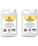 White Spirit Vinegar Food Grade 5% Acetic Acid Liquid for Household Cleaning Cooking Baking and Pickling - 5 Litre - Pack of 2 - Buy Online on SooperMarket.com