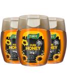 Tanug Pure Blossom Honey 350g Squeeze Bottle (Pack of 3) | Premium Spanish Honey 100% Natural Gluten Free | Natural Sweetener & Great Sugar Alternative - Buy Online on SooperMarket.com