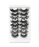 HBZGTLAD 8 Pairs 3D Mink False Eyelashes - Natural Long Makeup Lashes (Mix-81) - Buy Online on SooperMarket.com