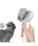 Aumuca Cat Brush for Shedding, Cat Brushes for Indoor Cats, Cat Brush for Long or Short Haired Cats, Cat Grooming Brush Cat Comb for Kitten Rabbit Massage Removes Mats, Tangles and Loose Fur White - Buy Online on SooperMarket.com
