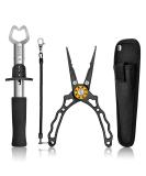 ZACX Fishing Pliers Fish Lip Gripper Upgraded Muti-Function Fishing Pliers Hook Remover Split RingFly Fishing Tools SetIce FishingFishing GearFishing Gifts for Men (Package B) - Buy Online on SooperMarket.com