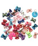 Carykon Pet Hair Bows with Elastic Band for Yorkie Small Dogs Assorted Colors 50pcs - Buy Online on SooperMarket.com