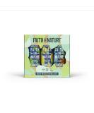 Faith In Nature 3 x 100ml Natural Body Wash Travel Gift Set - Vegan & Cruelty Free - No SLS or Parabens - Buy Online on SooperMarket.com
