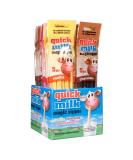 12 packs of 5 straws each (60 straws) Quick Milk Strawberry Vanilla Chocolate Magic Milk Straws 0.36 kilograms - Buy Online on SooperMarket.com