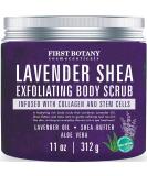 Lavender Oil Body Scrub Exfoliator with Shea Butter, Collagen, Stem Cells, Grapefruit Oil - Natural Exfoliating Salt Scrub & Body and Face Souffle helps with Moisturizing Skin, Acne, Cellulite, Dead Skin Scars, Wrinkles - … - Buy Online on SooperMarket.com