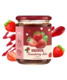 ChocZero's Keto Strawberry Jam Preserves - No Sugar Added, Low Carb, Keto Friendly, Fruit Spread Alternative, Perfect Jelly for Bread, Gluten Free, Naturally Sweetened with Monk Fruit (1 jar, 12 oz) - Buy Online on SooperMarket.com