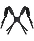 Black Quick Side Release Plastic Buckle Golf Bag Shoulder Straps | Adjustable and Durable - Buy Online on SooperMarket.com