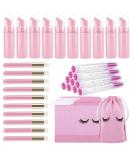 TCJJ 40 PCs eyelash shampoo bottle brushes set contain 10pcs eyelash brushes 10PCs eyelash brush pipes 10PCs eyelashes shampoo foam donor bottle 10pcs eyelashes Aftcare pocket l - Buy Online on SooperMarket.com