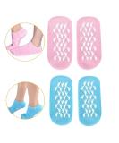 Moisturizing Socks, Gel Socks Soft Moisturizing Gel Socks, Gel Spa Socks for Repairing and Softening Dry Cracked Feet Skins, Gel Lining Infused with Essential Oils and Vitamins (Blue&Pink) - Buy Online on SooperMarket.com