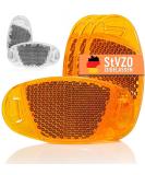 Kellago Strong Reflecting Cat Eye Bicycle Spoke Reflectors - 4 Pack Orange | High Security & Visibility - Buy Online on SooperMarket.com