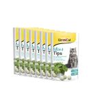Gimcat Mint Tips - Grain-Free Vitamin-Rich Cat Snack with Catnip - 8 Pack (320 g) - Perfect Treat for Healthy Cats - Buy Online on SooperMarket.com