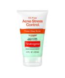 Neutrogena Oil-Free Acne Stress Control Power-Clear Facial Scrub - 2% Salicylic Acid Treatment - Exfoliating Daily Face Scrub for Acne-Prone Skin - 4.2 fl. oz - Buy Online on SooperMarket.com