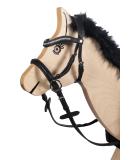 HKM 9209 Bitless Bridle Funny Horses - Toy Bridle Wooden Horses Black Shetty Shetty Single Black - Buy Online on SooperMarket.com