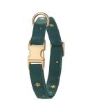 Yudote Soft Dog Collar for Medium Dogs Natural Cotton Mixed Fabric Sensitive Skin Friendly British Racing Green - 1 Pack - Buy Online on SooperMarket.com