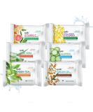 Epielle New Makeup Remover Cleansing Wipes Tissue | Gentle for all Skin Types | Daily Facial Cleansing Towelettes | Removes Dirt, Oil, Makeup | Nicely Scented - Vit C, Collagen, Aloe, Cucumber, Green Tea, Argan Oil | 30 Count | Assorted 6 Pack - Buy Online on SooperMarket.com