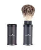 Fendrihan Black Anodized Travel Shaving Brush | Pure Badger Bristles | Made in Germany - International Shipping Available - Buy Online on SooperMarket.com