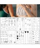 Esland Realistic Best Friends Temporary Tattoos - Matching Bestie Tattoo Stickers for Women, Girls, Couples, and Family - Buy Online on SooperMarket.com