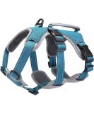 Buy Belpro Multi-Purpose Dog Harness - No Pull Reflective Adjustable Vest for Large Dogs - Durable Handle & Dog Dishes - Ideal for Active Dogs (Blue M) - Buy Online on SooperMarket.com