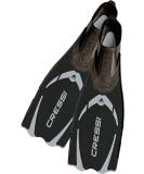Cressi Pluma Full Foot Snorkeling Fins - EU 41/42 | US Man 8/9 | US Lady 9/10 Black/Silver - Buy Online on SooperMarket.com