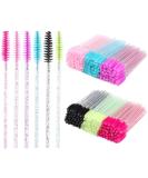 300 Disposable Mascara Wands Eyelash Brush Spoolies for Eye Lash Extension, Eyebrow and Makeup Crystal Tbestmax 6 color-Crystal-300-01 - Buy Online on SooperMarket.com
