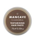 ManCave Texturising Hair Paste 75ml for Men - Natural Texture and Definition with Panthenol, Arginine, Caffeine - Vegan-Friendly Formula - Flexible Hold - Buy Online on SooperMarket.com